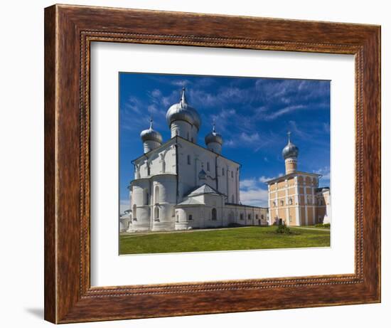Saint Varlaam Convent, Novgorod Oblast, Veliky Novgorod, Russia-Walter Bibikow-Framed Photographic Print