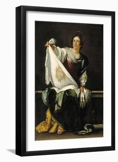 Saint Veronica, 1620-1625-Bernardo Strozzi-Framed Giclee Print