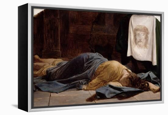 Saint Veronica-Hippolyte Delaroche-Framed Premier Image Canvas