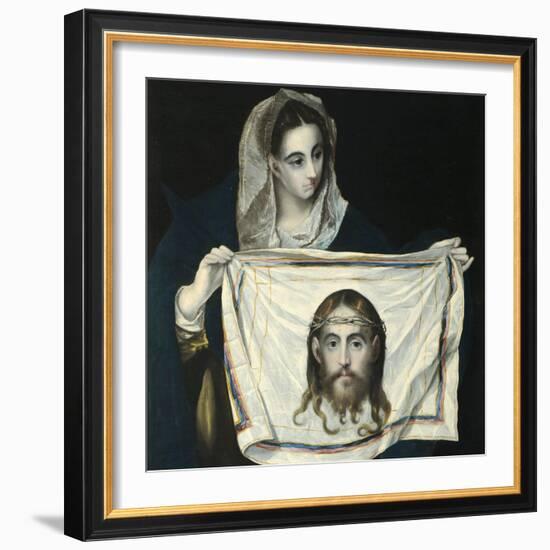 Saint Veronica-El Greco-Framed Giclee Print