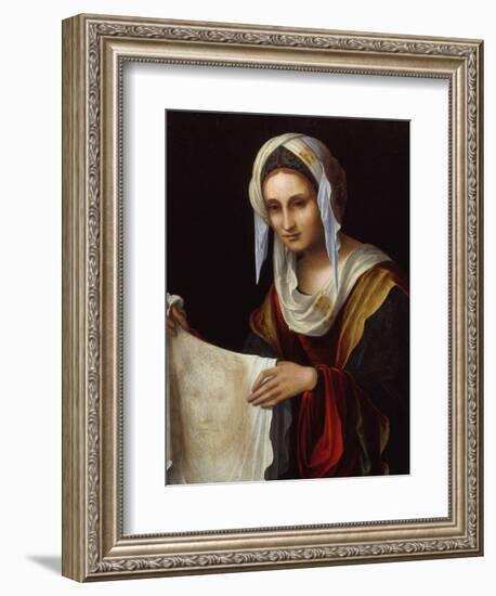Saint Veronica-Lorenzo Costa-Framed Premium Giclee Print
