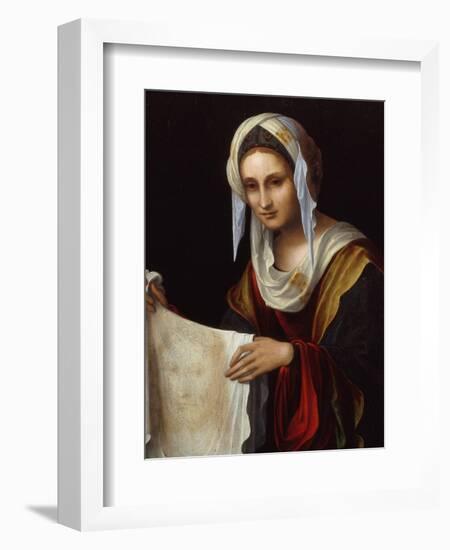 Saint Veronica-Lorenzo Costa-Framed Premium Giclee Print