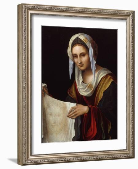 Saint Veronica-Lorenzo Costa-Framed Giclee Print