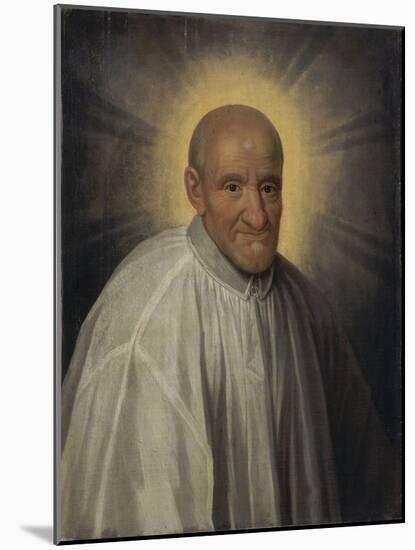 Saint Vincent de Paul, prêtre, aumonier des Galères en 1619, fondateur de l'établissement des-Simon François-Mounted Giclee Print