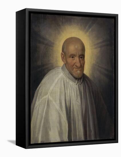 Saint Vincent de Paul, prêtre, aumonier des Galères en 1619, fondateur de l'établissement des-Simon François-Framed Premier Image Canvas