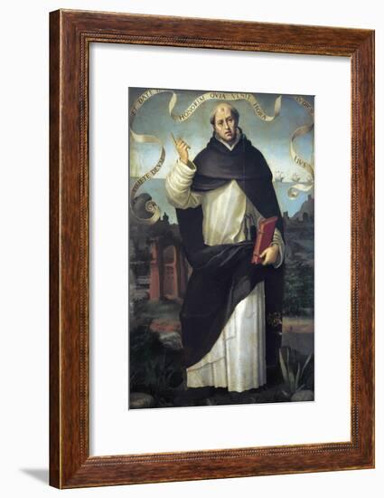 Saint Vincent Ferrer-Juan De juanes-Framed Art Print