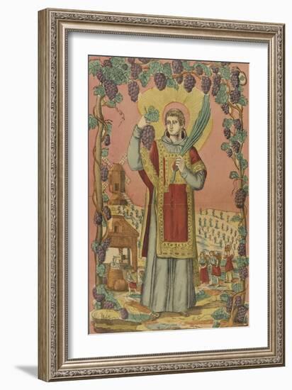 Saint Vincent, patron des vignerons-null-Framed Giclee Print