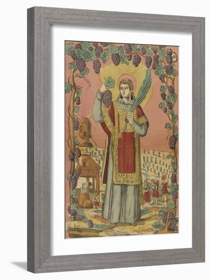 Saint Vincent, patron des vignerons-null-Framed Giclee Print