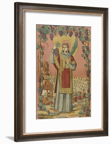 Saint Vincent, patron des vignerons-null-Framed Giclee Print