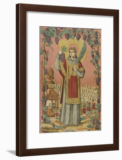 Saint Vincent, patron des vignerons-null-Framed Giclee Print