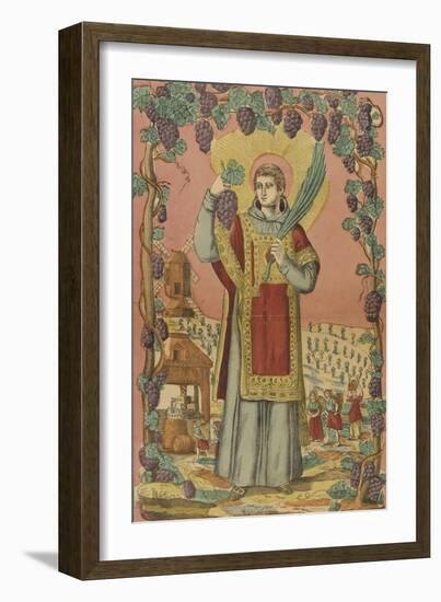 Saint Vincent, patron des vignerons-null-Framed Giclee Print