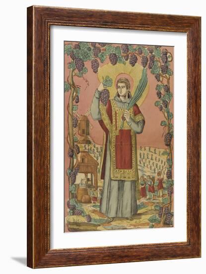 Saint Vincent, patron des vignerons-null-Framed Giclee Print