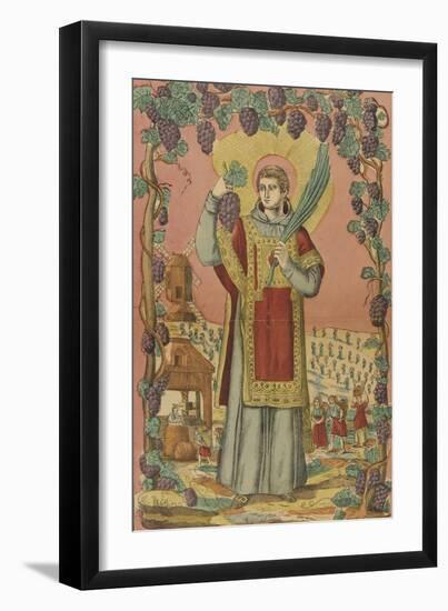 Saint Vincent, patron des vignerons-null-Framed Giclee Print