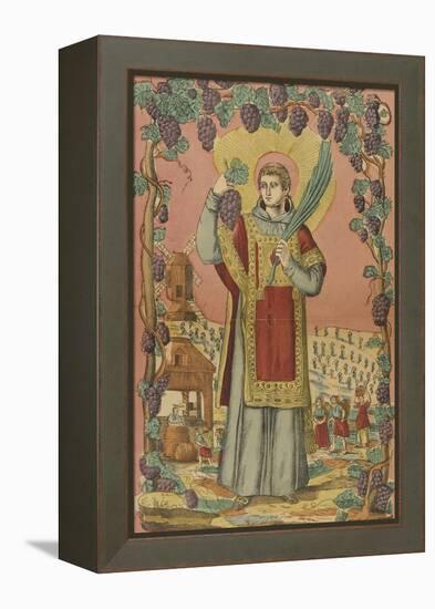 Saint Vincent, patron des vignerons-null-Framed Premier Image Canvas