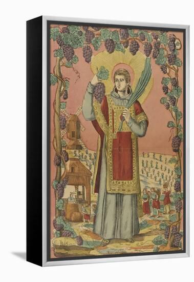 Saint Vincent, patron des vignerons-null-Framed Premier Image Canvas