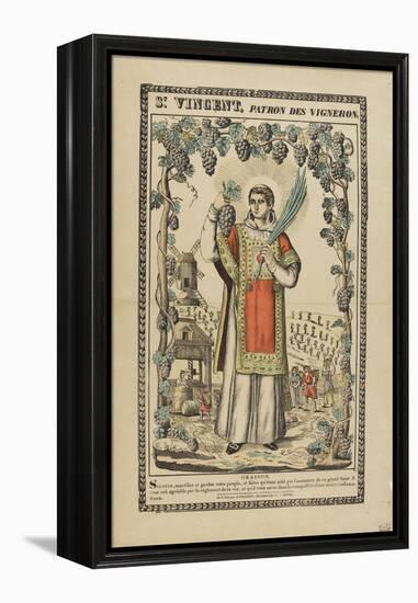 Saint Vincent, patron des vignerons-null-Framed Premier Image Canvas