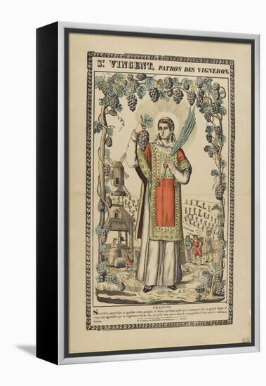 Saint Vincent, patron des vignerons-null-Framed Premier Image Canvas