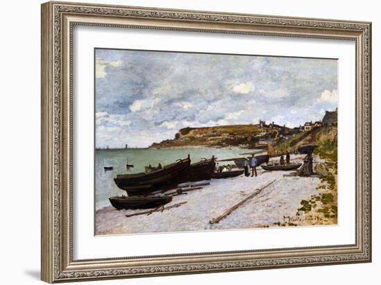 Sainte-Adresse-Claude Monet-Framed Giclee Print