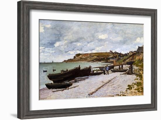 Sainte-Adresse-Claude Monet-Framed Giclee Print