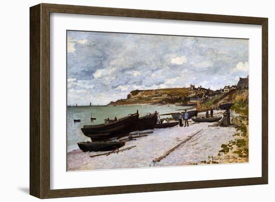 Sainte-Adresse-Claude Monet-Framed Giclee Print