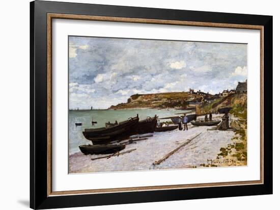 Sainte-Adresse-Claude Monet-Framed Giclee Print