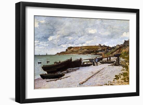 Sainte-Adresse-Claude Monet-Framed Giclee Print