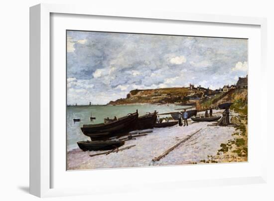 Sainte-Adresse-Claude Monet-Framed Giclee Print