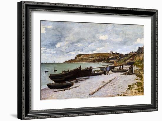 Sainte-Adresse-Claude Monet-Framed Giclee Print