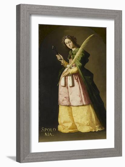 Sainte Apolline-Francisco de Zurbarán-Framed Giclee Print