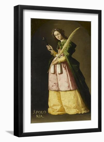 Sainte Apolline-Francisco de Zurbarán-Framed Giclee Print