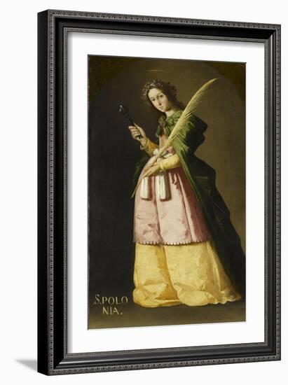 Sainte Apolline-Francisco de Zurbarán-Framed Giclee Print