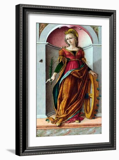 Sainte Catherine D'alexandrie  (Saint Catherine of Alexandria) Peinture De Carlo Crivelli (Vers 14-Carlo Crivelli-Framed Giclee Print