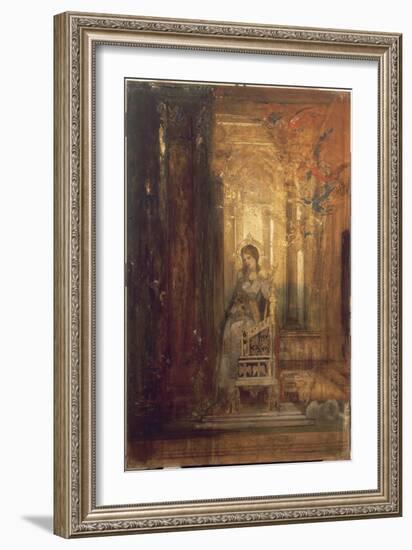 Sainte Cécile-Gustave Moreau-Framed Giclee Print