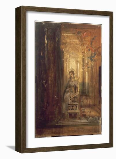 Sainte Cécile-Gustave Moreau-Framed Giclee Print