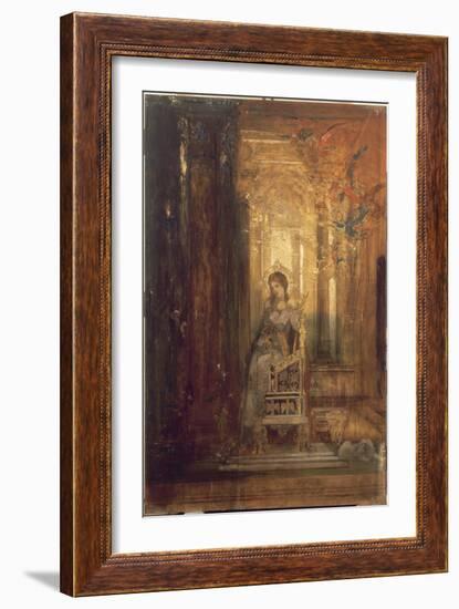 Sainte Cécile-Gustave Moreau-Framed Giclee Print