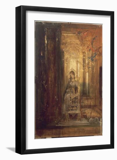 Sainte Cécile-Gustave Moreau-Framed Giclee Print