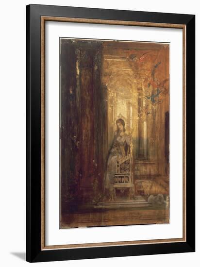 Sainte Cécile-Gustave Moreau-Framed Giclee Print