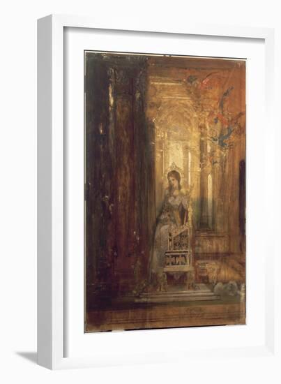 Sainte Cécile-Gustave Moreau-Framed Giclee Print