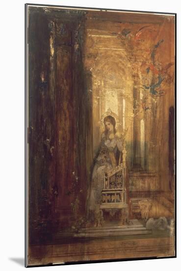 Sainte Cécile-Gustave Moreau-Mounted Giclee Print