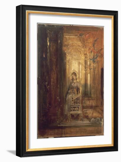 Sainte Cécile-Gustave Moreau-Framed Giclee Print