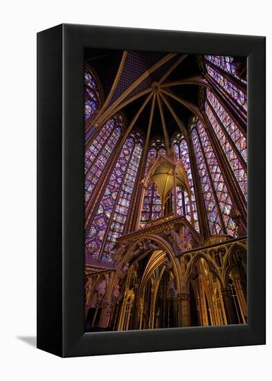 Sainte-Chapelle Interior, Paris, France, Europe-Neil Farrin-Framed Premier Image Canvas