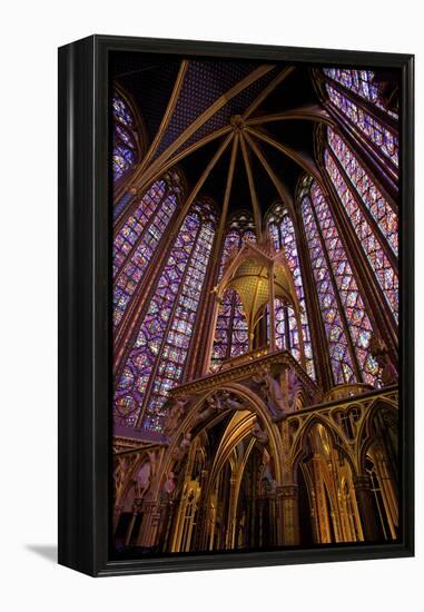 Sainte-Chapelle Interior, Paris, France, Europe-Neil Farrin-Framed Premier Image Canvas