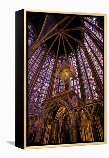 Sainte-Chapelle Interior, Paris, France, Europe-Neil Farrin-Framed Premier Image Canvas