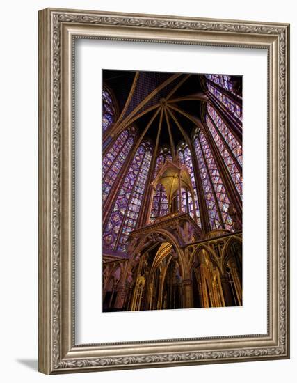 Sainte-Chapelle Interior, Paris, France, Europe-Neil Farrin-Framed Photographic Print