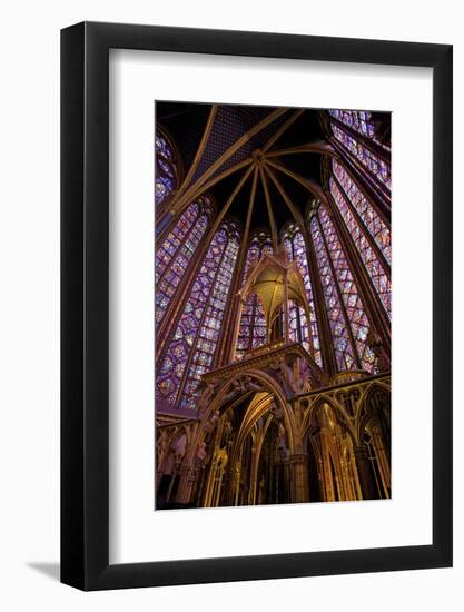 Sainte-Chapelle Interior, Paris, France, Europe-Neil Farrin-Framed Photographic Print