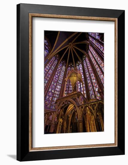 Sainte-Chapelle Interior, Paris, France, Europe-Neil Farrin-Framed Photographic Print