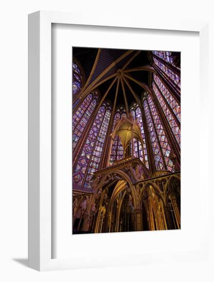 Sainte-Chapelle Interior, Paris, France, Europe-Neil Farrin-Framed Photographic Print