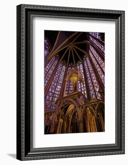 Sainte-Chapelle Interior, Paris, France, Europe-Neil Farrin-Framed Photographic Print