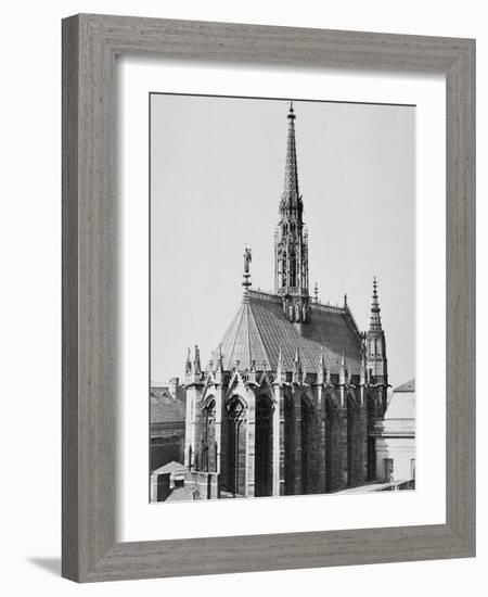 Sainte-Chapelle, Paris-Charles Marville-Framed Giclee Print