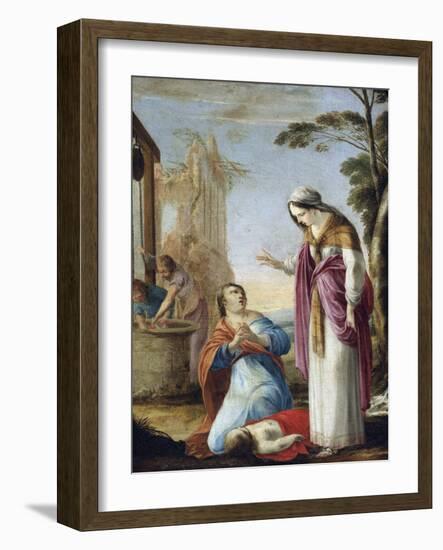 Sainte Elisabeth De Hongrie (1207-1231) - Sainte Elisabeth De Thuringe - the Miracle of Saint Eliza-Laurent de La Hyre-Framed Giclee Print